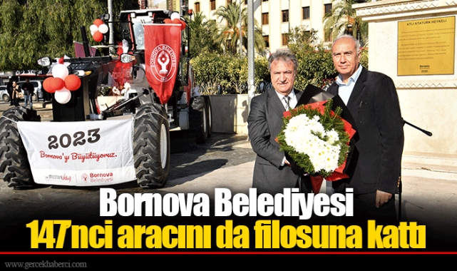 Bornova Belediyesi 147’nci aracını da filosuna kattı