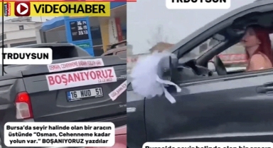 Boşanmasını konvoyla kutladı: