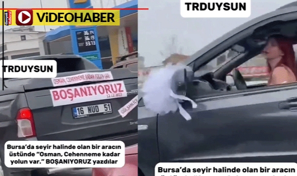 Boşanmasını konvoyla kutladı: "Cehenneme kadar yolun var"