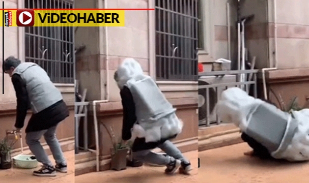 Böyle yelek görülmedi... Yaşlılar düşmesin diye hava yastığı kondu