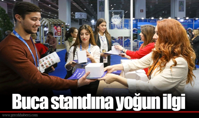 Buca standına yoğun ilgi