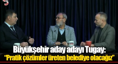 Büyükşehir aday adayı Tugay: “Pratik çözümler üreten belediye olacağız”