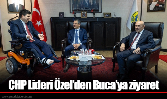 CHP Lideri Özel’den Buca’ya ziyaret