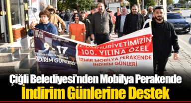 Çiğli Belediyesi’nden Mobilya Perakende İndirim Günlerine Destek
