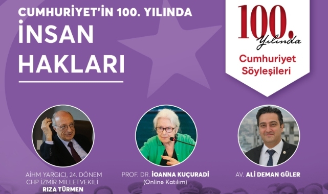 “Cumhuriyetin 100. yılında İnsan Hakları” Apikam’da konuşulacak