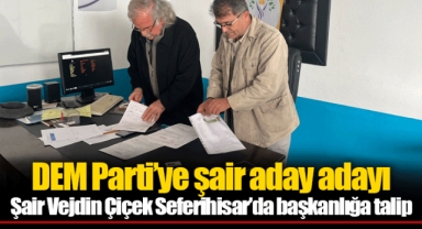 DEM Parti’ye şair aday adayı