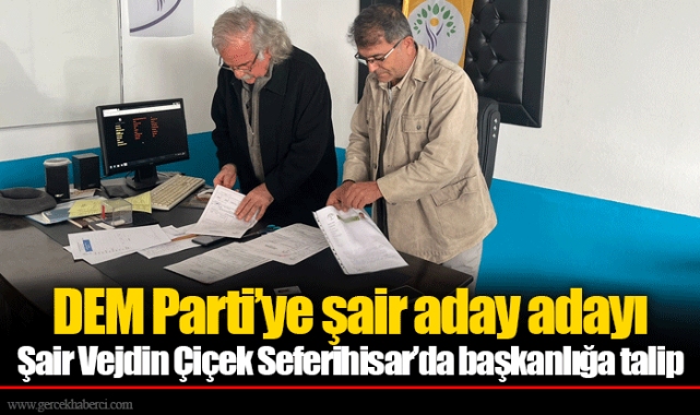 DEM Parti’ye şair aday adayı