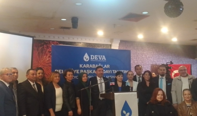 DEVA Partisi Karabağlar Belediye Başkan Adayı Kaya: Bizim yönetimimizde herkes Karabağlarlı olmaktan gurur duyacak 
