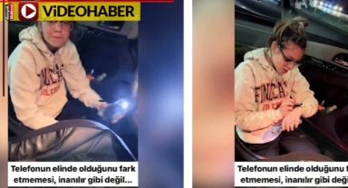 Elinde telefon telefonunu aradı... Sürpriz sonlu