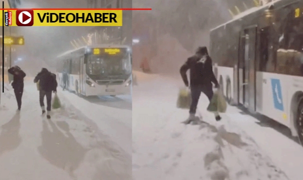 En iyi kış rotalarından biri: Aralıksız kar yağdı, yürümekte zorlandı