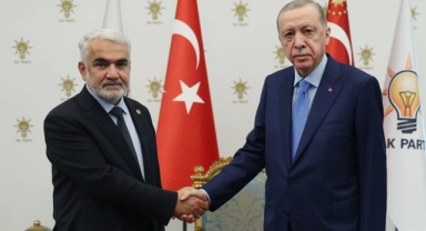 Erdoğan Cumhur İttifakı'nın devam etmesini istedi, HÜDAPAR prensip olarak 'evet' dedi