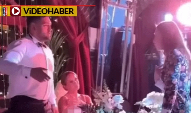 Eski sevgilisi düğünü bastı, gelinin tavrı şaşkına çevirdi