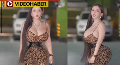 Estetiğin böylesi görülmedi... Belini görenler gözlerine inanamadı