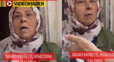 Ev sahibi davayı kaybedince böyle çıldırdı