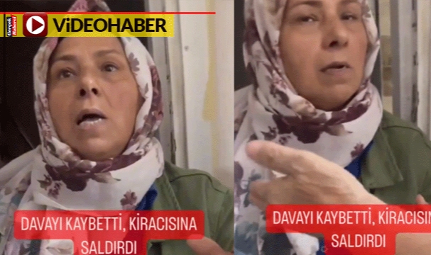 Ev sahibi davayı kaybedince böyle çıldırdı