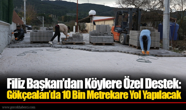 Filiz Başkan’dan Köylere Özel Destek: Gökçealan’da 10 Bin Metrekare Yol Yapılacak