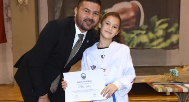 Foçalı taekwondocular yılsonu etkinliklerinde buluştu