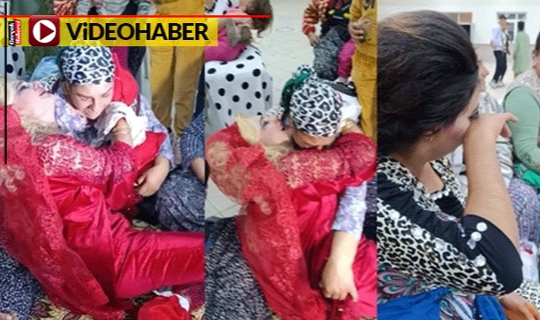 Gelin, kınasında hüngür hüngür ağladı: Annesinin sarıldığı gelin fenalaştı