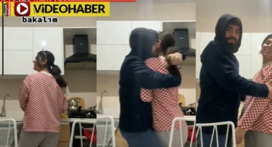 Genç çiftin eğlenceli anları gündem oldu