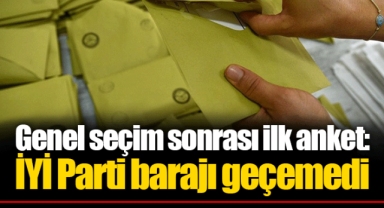 Genel seçim sonrası ilk anket: İYİ Parti barajı geçemedi
