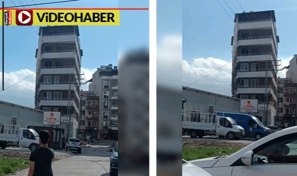 Görüntüler izleyenleri kızdırdı: Önlem alınmadan çelik halatla bina yıkmaya çalıştılar