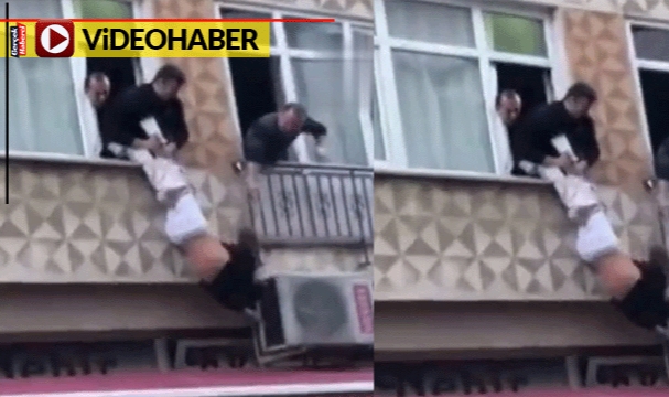 Hastaneden ellerinde kelepçeyle kaçtı: Camda asılı kaldı
