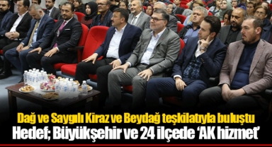 Hedef; Büyükşehir ve 24 ilçede ‘AK hizmet’