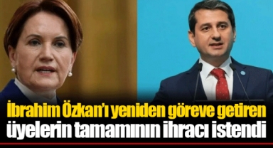 İbrahim Özkan’ı yeniden göreve getiren üyelerin tamamının ihracı istendi
