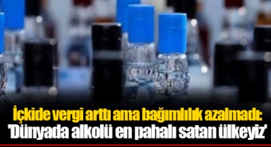 İçkide vergi arttı ama bağımlılık azalmadı: 'Dünyada alkolü en pahalı satan ülkeyiz'