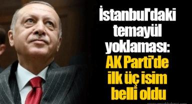 İstanbul'daki temayül yoklaması: AK Parti'de ilk üç isim belli oldu