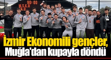 İzmir Ekonomili gençler, Muğla'dan kupayla döndü