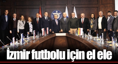 İzmir futbolu için el ele