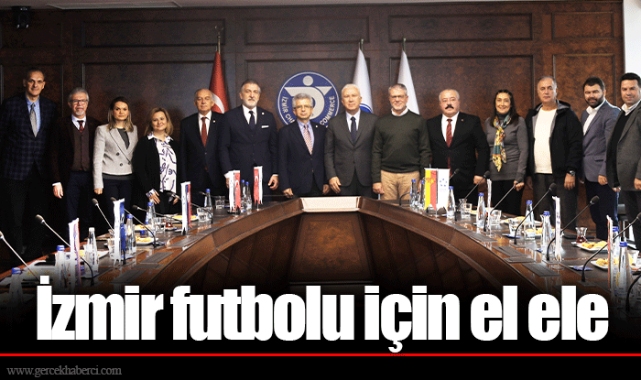 İzmir futbolu için el ele