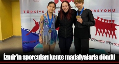 İzmir’in sporcuları kente madalyalarla döndü