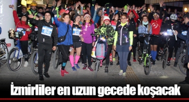 İzmirliler en uzun gecede koşacak