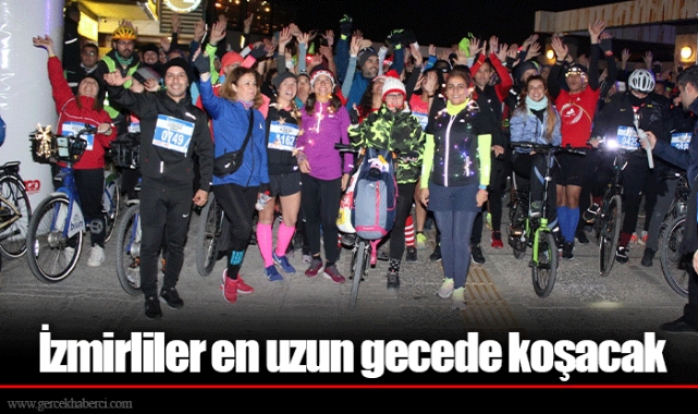 İzmirliler en uzun gecede koşacak