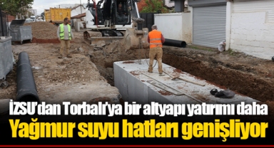 İZSU’dan Torbalı’ya bir altyapı yatırımı daha