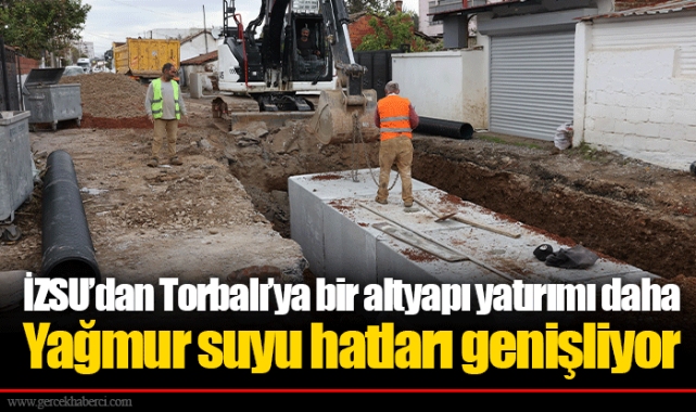 İZSU’dan Torbalı’ya bir altyapı yatırımı daha