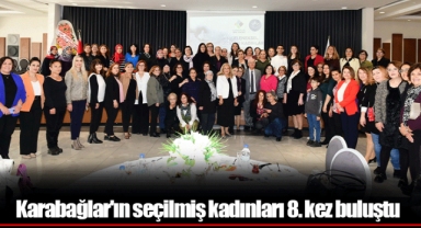 Karabağlar'ın seçilmiş kadınları 8. kez buluştu