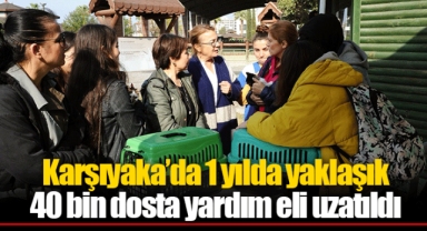 Karşıyaka’da 1 yılda yaklaşık 40 bin dosta yardım eli uzatıldı