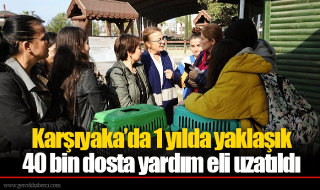 Karşıyaka’da 1 yılda yaklaşık 40 bin dosta yardım eli uzatıldı
