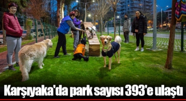 Karşıyaka'da park sayısı 393'e ulaştı