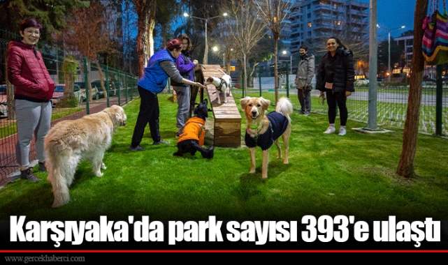 Karşıyaka'da park sayısı 393'e ulaştı