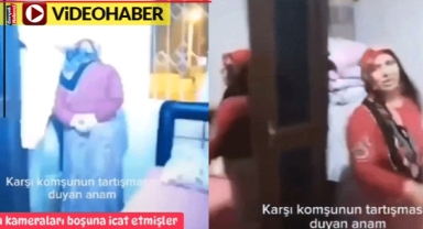 Komşu dedikodusunu dinlerken böyle yakalandı
