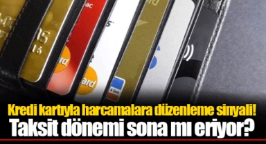 Kredi kartıyla harcamalara düzenleme sinyali! Taksit dönemi sona mı eriyor?