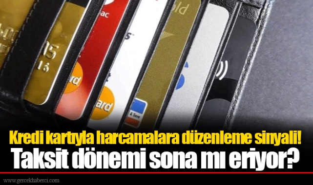 Kredi kartıyla harcamalara düzenleme sinyali! Taksit dönemi sona mı eriyor?