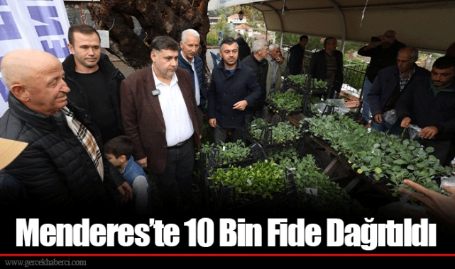 Menderes’te 10 Bin Fide Dağıtıldı