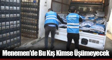 Menemen'de Bu Kış Kimse Üşümeyecek