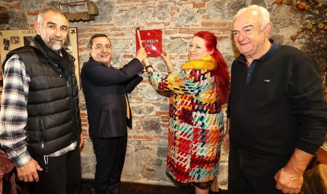 Michelin plaketini Başkan Batur astı