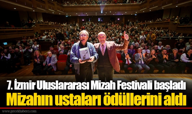 Mizahın ustaları ödüllerini aldı